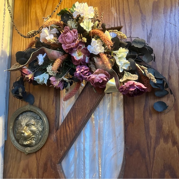 SALE!! Peony Door wreath or table arrangement.   3 - Picture 7 of 8